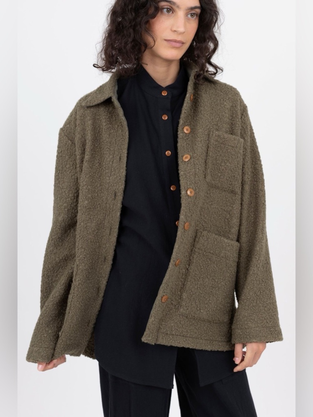 Ilana Kohn | Sherpa Melvin Shirt in Olive